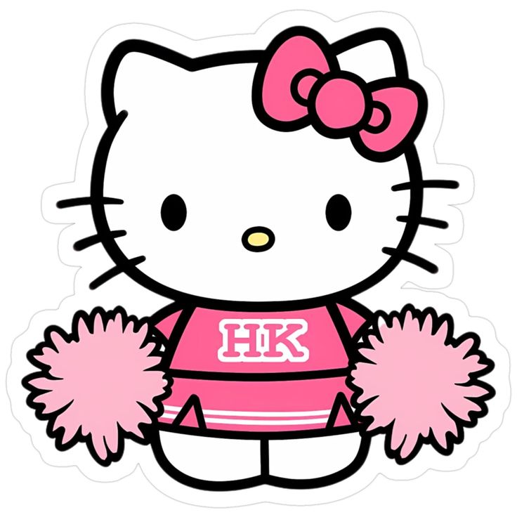 Hello Kitty cheering